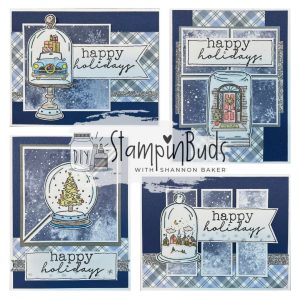 Christmas Snow Globe Cards